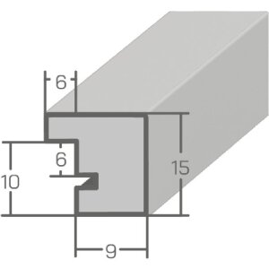 MendeFrames H14B Fotolijst Wurzeldekor, 20x20 cm