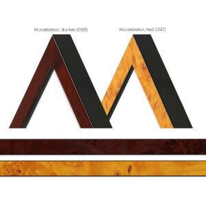 MendeFrames H14B Houten Fotolijst Worteldecor Licht/Donker