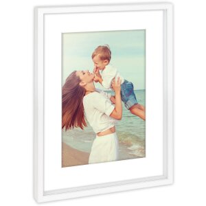 ZEP Houten Fotolijst Alice Wit of Naturel 30x30/40 cm