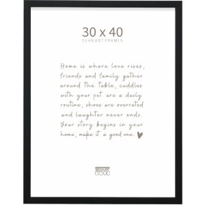 Deknudt S243 houten fotolijst blokprofiel 1,4 cm natuur wit zwart zilver brons