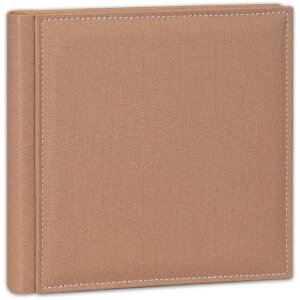 ZEP Fotoalbum Cesare – Boekbind album met stoffen kaft, 60 pagina’s, in rood, blauw, oranje, beige en zandkleur, in formaten 23x30 cm, 25x25 cm en 30x30 cm