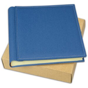 ZEP Fotoalbum Cesare – Boekbind album met stoffen kaft, 60 pagina’s, in rood, blauw, oranje, beige en zandkleur, in formaten 23x30 cm, 25x25 cm en 30x30 cm