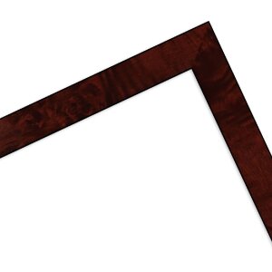 MendeFrames H14C houten fotolijst donker wortelhout 20x40 cm met kunstglas