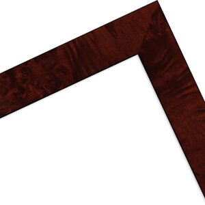 MendeFrames houten fotolijst met worteldecor donker 28x35 cm met museumsglas