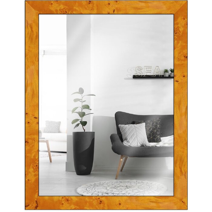 MendeFrames wandspiegel met wortelhoutdecor, 20x25 cm, licht