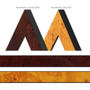 MendeFrames Houten Fotolijst H14E Worteldecor Donker 15x21 cm