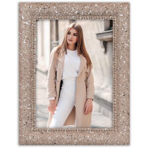 ZEP Fotolijst Pollock Terrazzo in Wit, Bruin en Grijs – 3 formaten