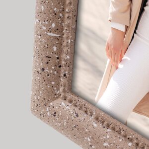 ZEP Fotolijst Pollock Terrazzo in Wit, Bruin en Grijs – 3 formaten