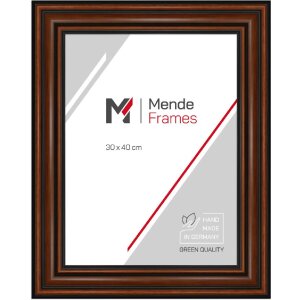 MendeFrames H017 Houten fotolijst Nussbaum 50x65 cm met...