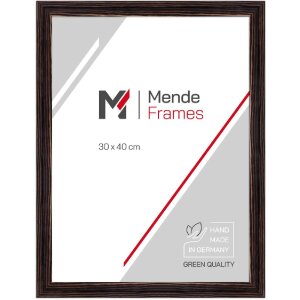 MendeFrames H025 houten fotolijst zwart 10x10 cm met kunstglas