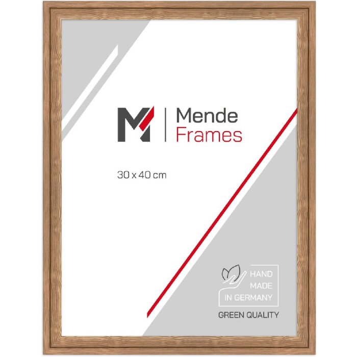 MendeFrames H025 Houten Fotolijst Eiken 20x20 cm Antireflexglas
