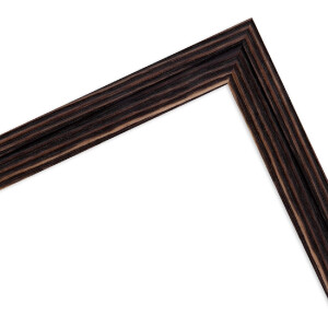 MendeFrames H025 Wandspiegel Hout 15x21 cm zwart