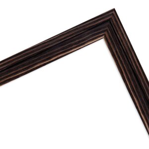 MendeFrames H025 Wandspiegel Hout 40x40 cm Zwart