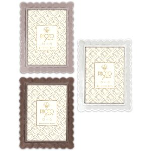 ZEP Fotolijst HERVE Kunsthars Wit Taupe Bruin 10x15 13x18...