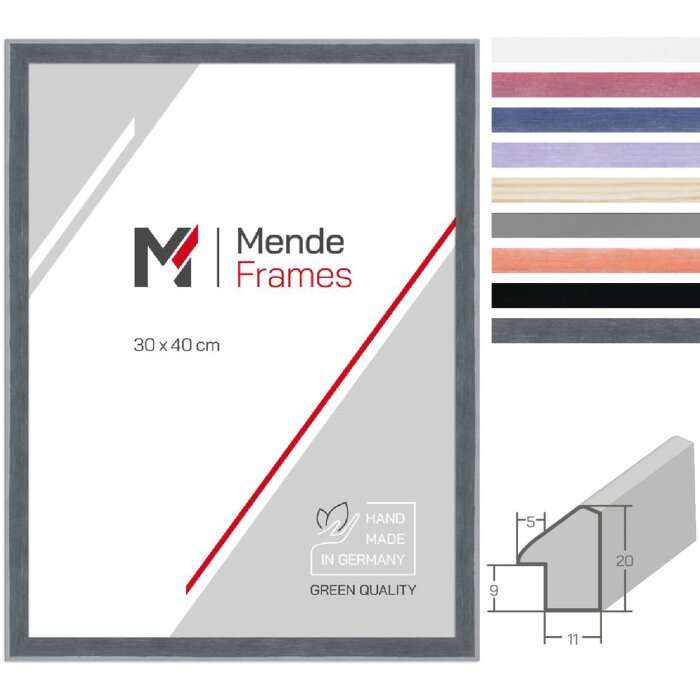 MendeFrames H080 Houten Fotolijst – Kleur, Formaat & Glasopties