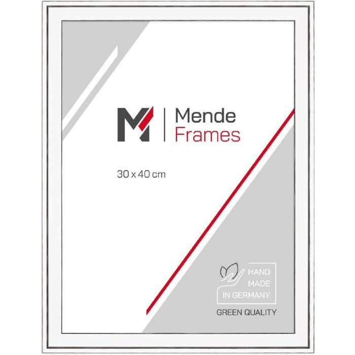 MendeFrames H120 fotolijst wit met donkere randen 10x20 cm