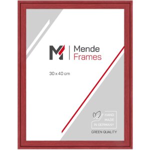 MendeFrames Houten fotolijst H120 rood gemarmerd 10x15 cm...