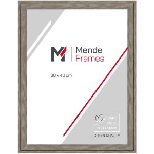 MendeFrames Houten Fotolijst H120 Grijs Gemarmerd 25x38...