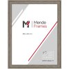 MendeFrames Houten fotolijst H120 grijs gemaserd 40x60 cm Museumsglas