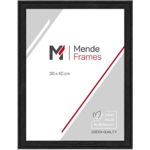 MendeFrames Houten Fotolijst H120 Zwart Gemaserd 42x59,4...