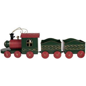 Clayre & Eef 5Y1384 Decoratie Trein 65x13x23 cm