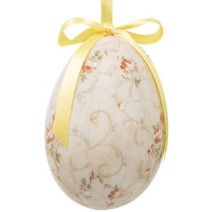 Clayre & Eef 65908 Decoratieve Ei Hanger Set 6 Ø 7x10 cm