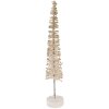 Clayre & Eef 66315BE Kerstboomdecoratie Ø 5x25 cm Beige-Goud