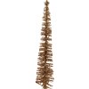 Clayre & Eef 66315BR Decoratie Kerstboom Ø 5x25 cm bruin-goud