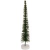 Clayre & Eef 66316GR Kerstboomdecoratie Ø 6x30 cm Groen Goud