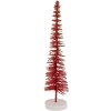 Clayre & Eef 66316R Kerstboomdecoratie Ø 6x30 cm Rood-Goud