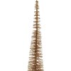 Clayre & Eef 66317BR Kerstboomdecoratie Ø 8x40 cm Bruin Goud