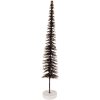 Clayre & Eef 66317CH Kerstboom Decoratie Ø 8x40 cm Bruin Goudkleurig