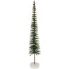 Clayre & Eef 66317GR Kerstboom Decoratie Groen-Goud 8x40 cm