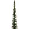 Clayre & Eef 66317GR Kerstboom Decoratie Groen-Goud 8x40 cm