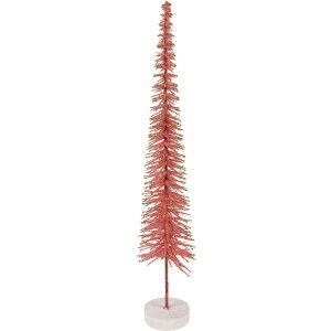 Clayre & Eef 66317P Kerstboom Decoratie Roségoud 8x40 cm