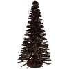 Clayre & Eef 66318CH Kerstboom Ø 14x25 cm Bruin Goudkleurig