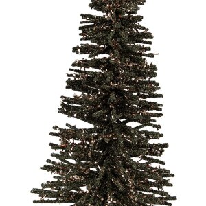 Clayre & Eef 66318GR Kerstboom Groen-Goud 14x25 cm
