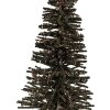 Clayre & Eef 66318GR Kerstboom Groen-Goud 14x25 cm