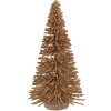 Clayre & Eef 66319BE Decoratieve Kerstboom Ø 17x30 cm Beige-Goud