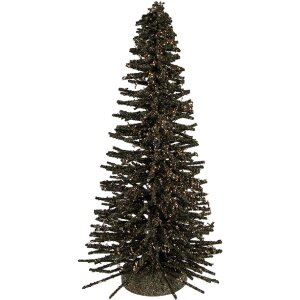 Clayre & Eef 66319GR Kerstboom Decoratie Ø 17x30 cm Groen-Goud