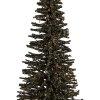Clayre & Eef 66319GR Kerstboom Decoratie Ø 17x30 cm Groen-Goud