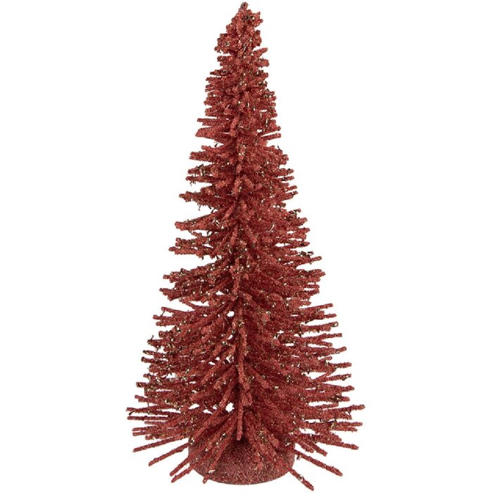 Clayre & Eef 66319P Kerstboomdecoratie Roze-Goud Ø 17x30 cm