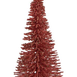 Clayre & Eef 66319P Kerstboomdecoratie Roze-Goud Ø 17x30 cm