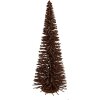 Clayre & Eef 66320BR Decoratieve Kerstboom Ø 20x50 cm Bruin-Goud