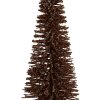 Clayre & Eef 66320BR Decoratieve Kerstboom Ø 20x50 cm Bruin-Goud