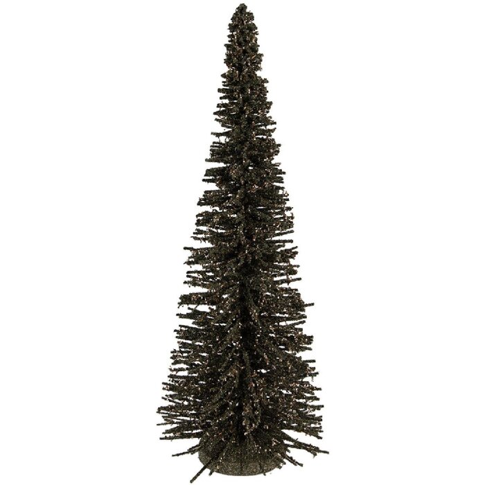 Clayre & Eef 66320GR Decoratieve Kerstboom Ø 20x50 cm Groen-Goud