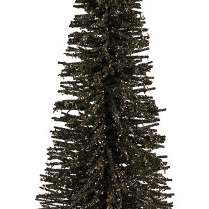 Clayre & Eef 66320GR Decoratieve Kerstboom Ø 20x50 cm Groen-Goud