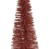 Clayre & Eef 66320P Kerstboom Ø 20x50 cm Roze Goudkleurig