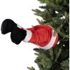 Clayre & Eef 66347 Kerstdecoratie Kerstman Benen 30x13x54 cm Rood