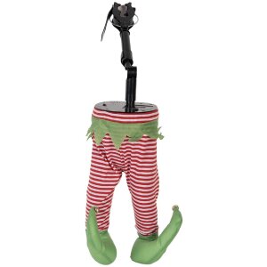 Clayre & Eef 66348 Kerst Elfenbenen Rood & Groen 30x13x54cm